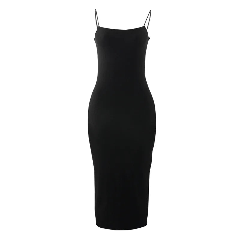 Summer Black Sexy Backless Bodycon Dress | Women’s Streetwear & Partywear
